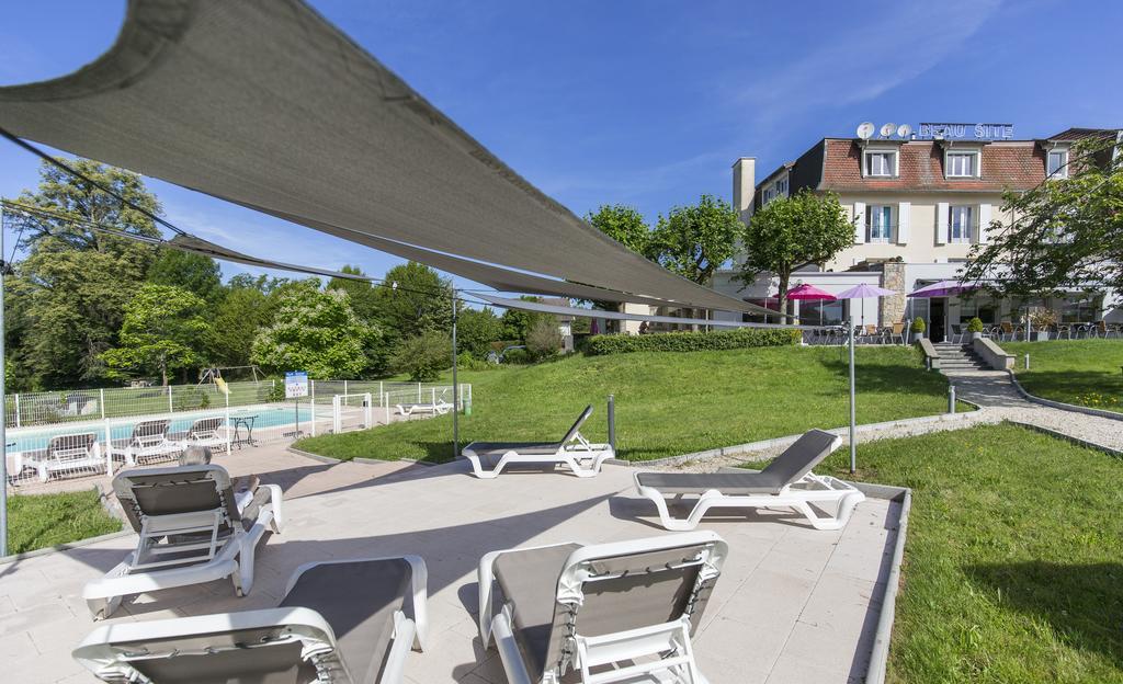 Logis Hotel Restaurant Spa Beau Site Luxeuil-les-Bains Exteriör bild