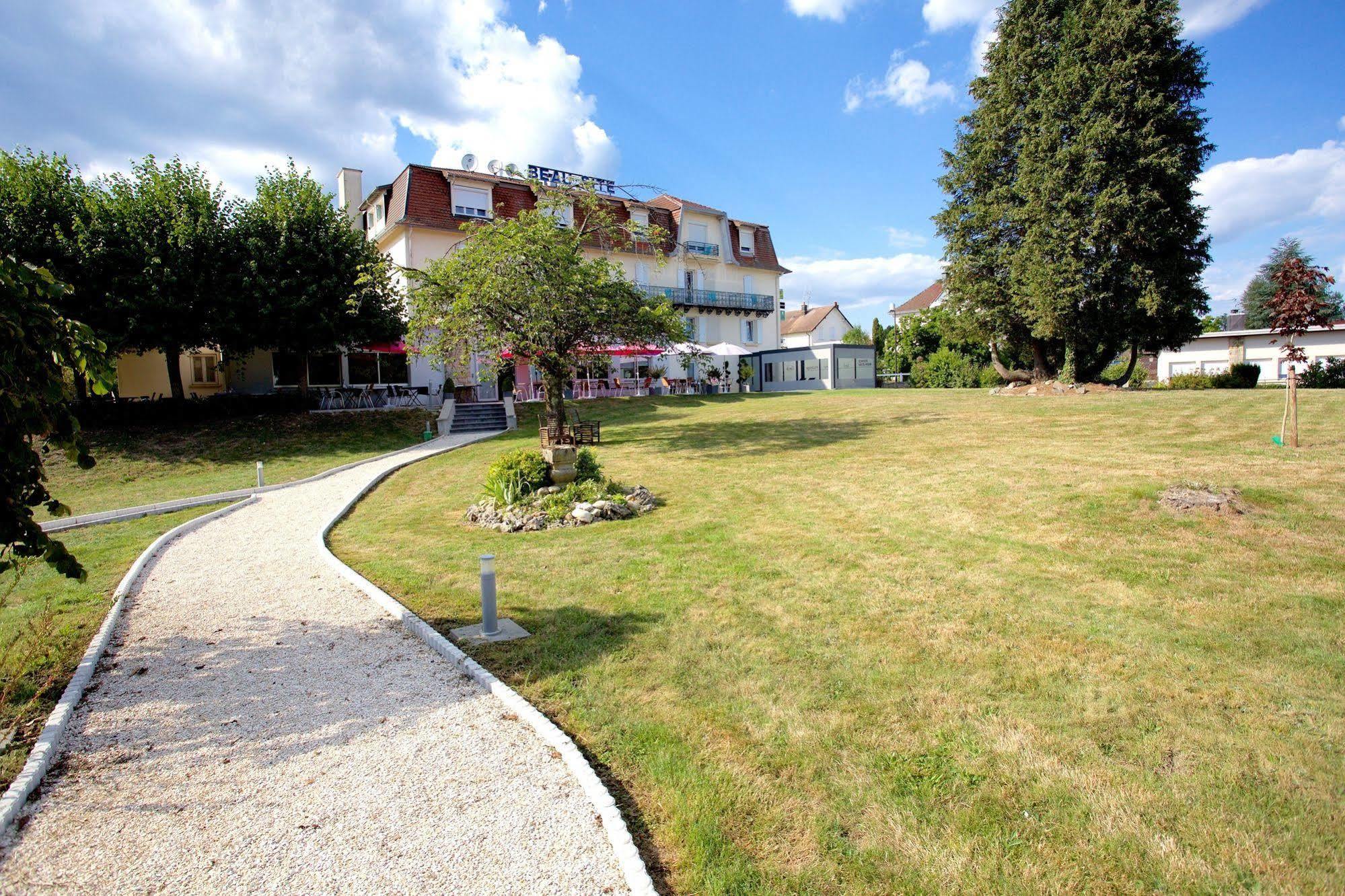 Logis Hotel Restaurant Spa Beau Site Luxeuil-les-Bains Exteriör bild
