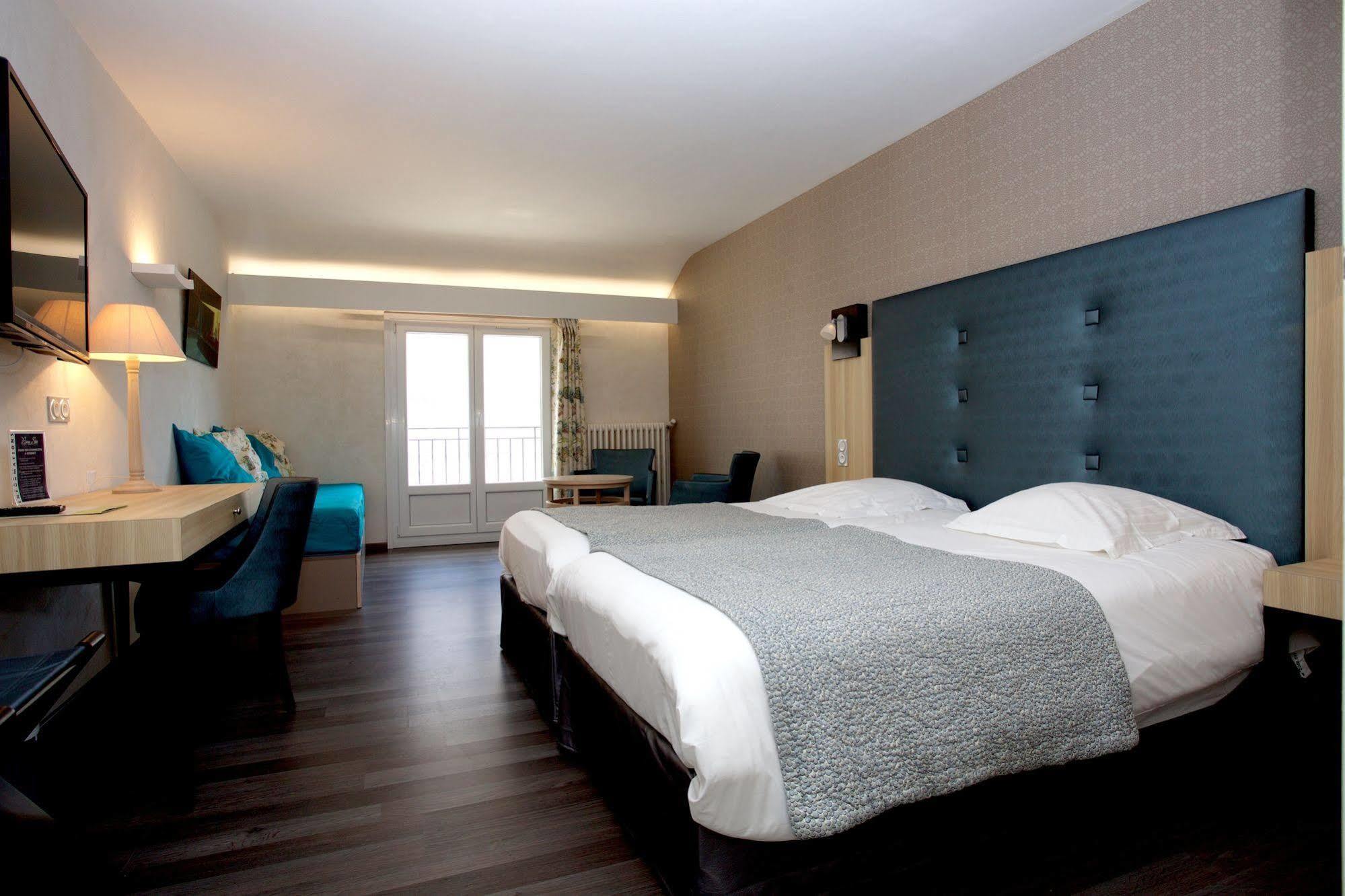 Logis Hotel Restaurant Spa Beau Site Luxeuil-les-Bains Exteriör bild