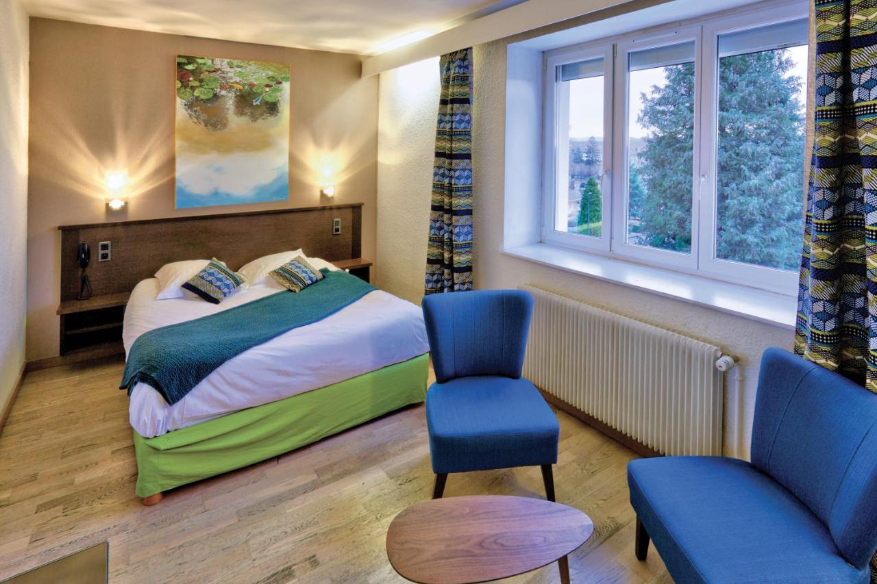 Logis Hotel Restaurant Spa Beau Site Luxeuil-les-Bains Exteriör bild